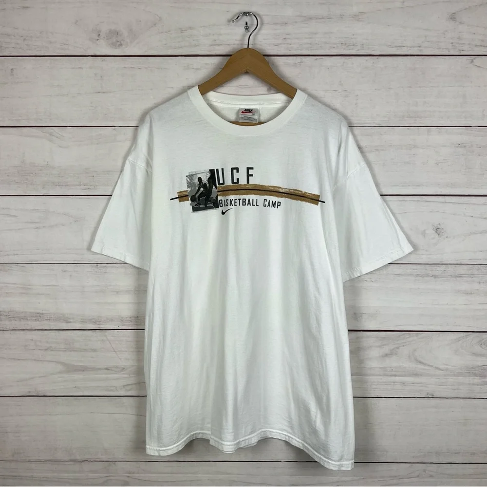 Vintage 1990s University Of Central Florida Basketball Nike T-Shirt XL - Picture 1 of 12
